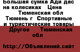 Большая сумка Ади“дас на колесиках › Цена ­ 8 000 - Тюменская обл., Тюмень г. Спортивные и туристические товары » Другое   . Тюменская обл.